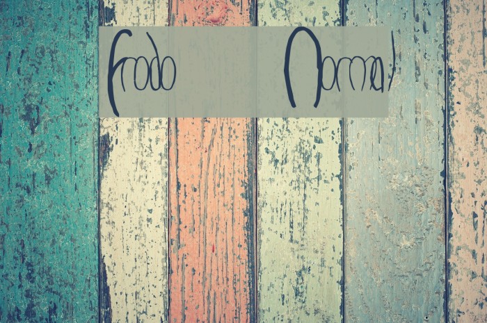 Frodo Normal Font examples
