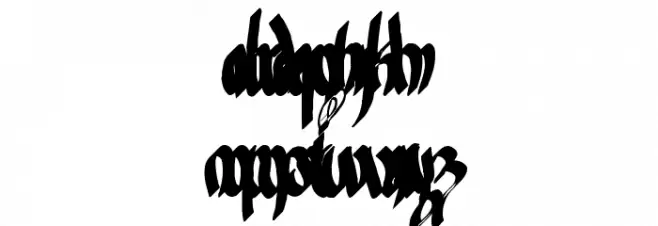 Frodo Ornate 字体 小写