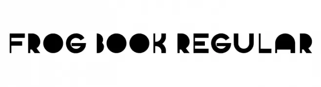Frog Book Regular  baixar fontes gratis