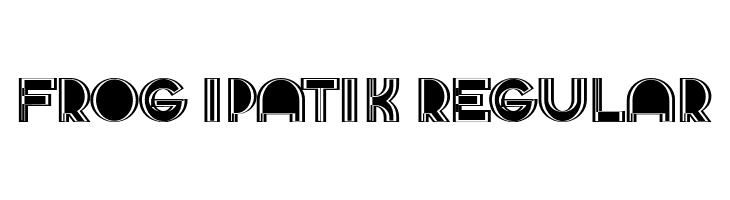 Frog Ipatik Regular  Frei Schriftart Herunterladen