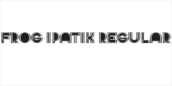 Frog Ipatik Regular Logo