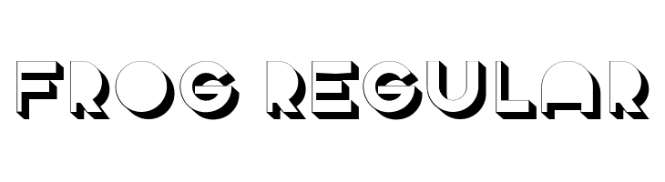 Frog Regular  नि: शुल्क फ़ॉन्ट्स डाउनलोड