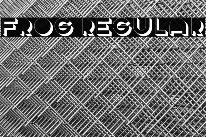 Frog Regular Font examples