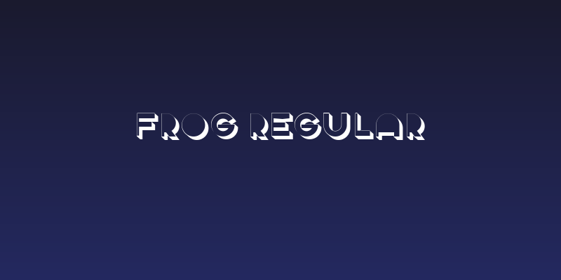 Frog Regular Social Header