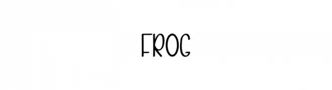 Frog  Fuentes Gratis Descargar