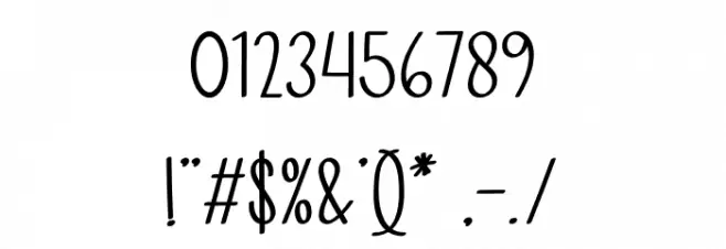 Frog Font OTHER CHARS