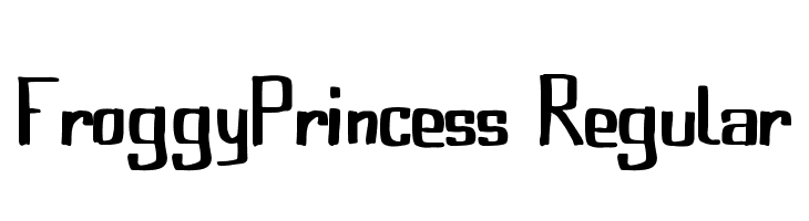 FroggyPrincess Regular  baixar fontes gratis
