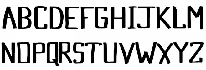 FroggyPrincess Regular フォント 大文字