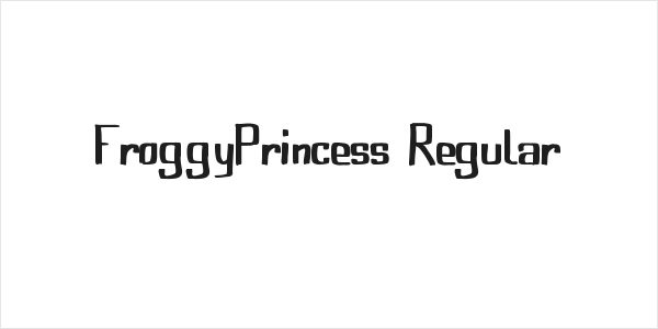 FroggyPrincess Regular Logo