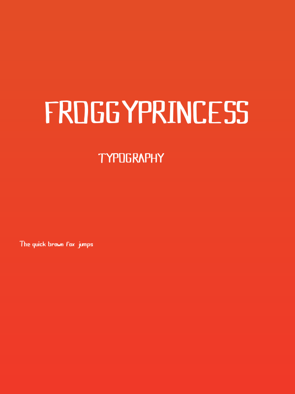 FroggyPrincess Poster