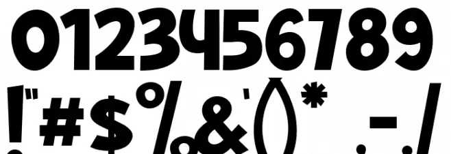 Frogie Regular Font OTHER CHARS