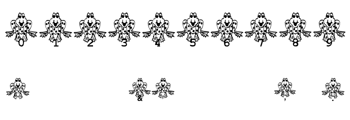 Frogii's Froggy Font OTHER CHARS