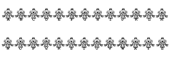 Frogii's Froggy Font LOWERCASE