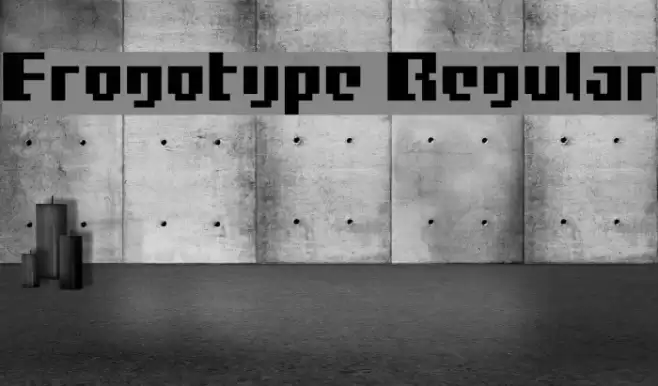 Frogotype Regular Font examples