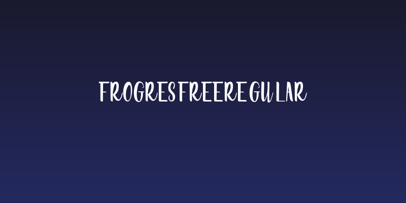 FrogresFreeRegular Social Header