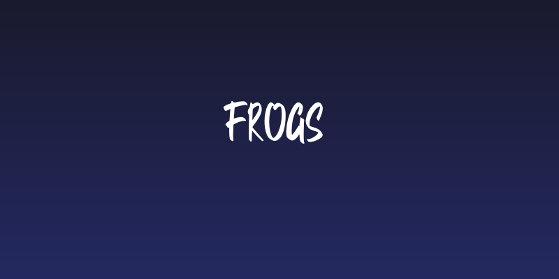 Frogs Social Header