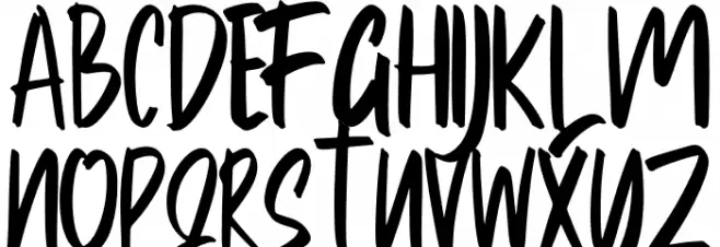 Frogs Font LOWERCASE