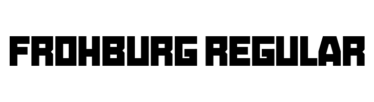 Frohburg Regular Free Fonts Download