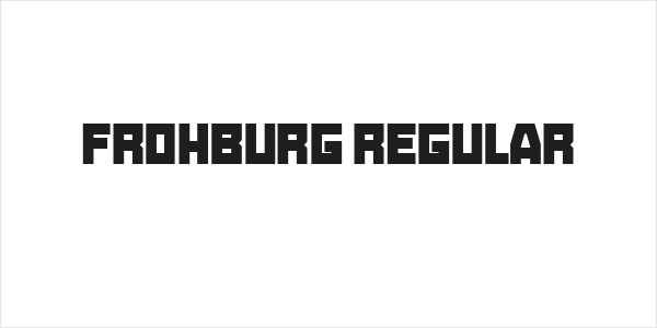 Frohburg Regular Logo