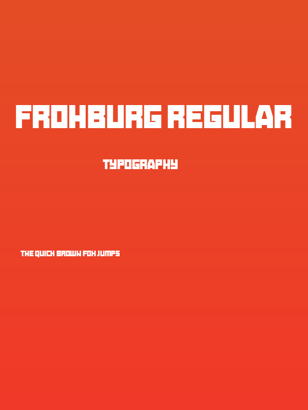 Frohburg Regular Poster