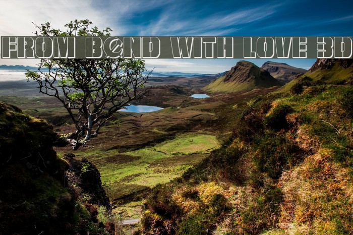 From BOND With Love 3D Example 2