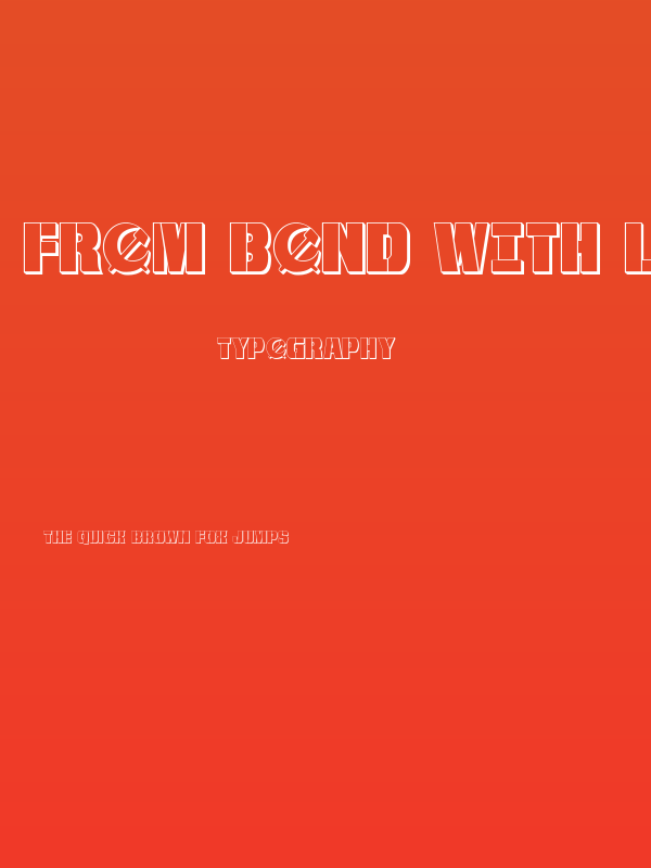 From BOND With Love 3D Poster