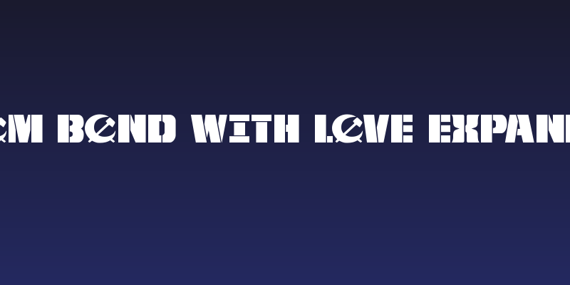 From BOND With Love Expanded Social Header