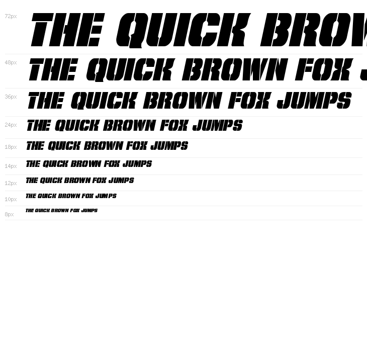 From BOND With Love Italic Waterfall