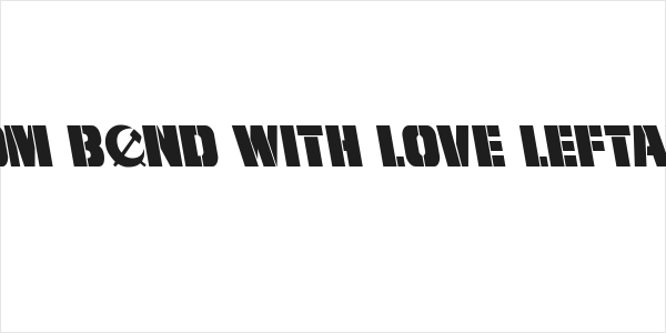 From BOND With Love Leftalic Logo