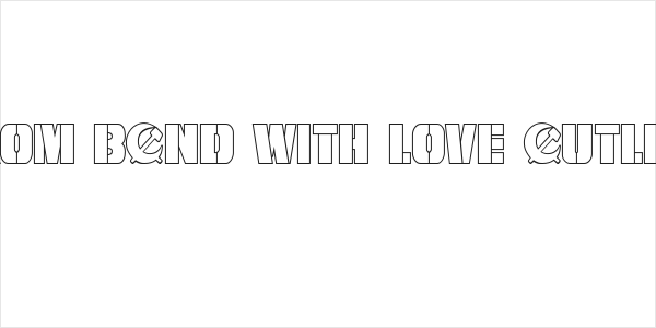From BOND With Love Outline Logo