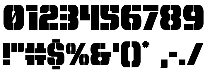 From BOND With Love Regular Font OTHER CHARS