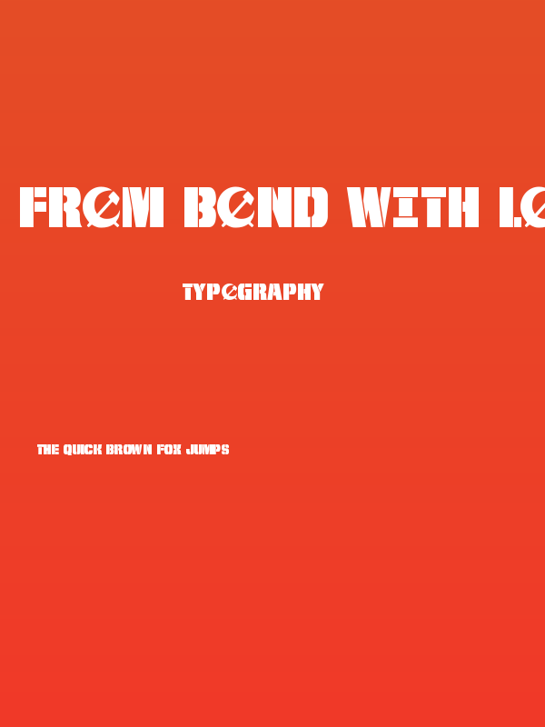 From BOND With Love Regular Poster