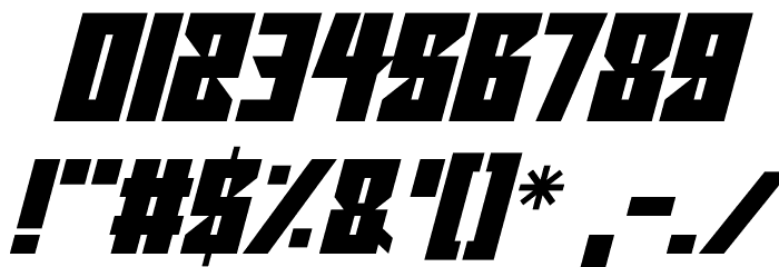 From Beyond Italic Font OTHER CHARS