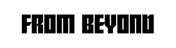 From Beyond  baixar fontes gratis