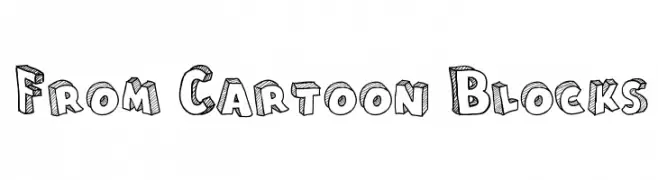 From Cartoon Blocks  baixar fontes gratis