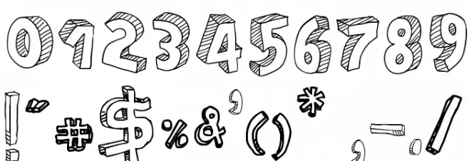 From Cartoon Blocks Font OTHER CHARS