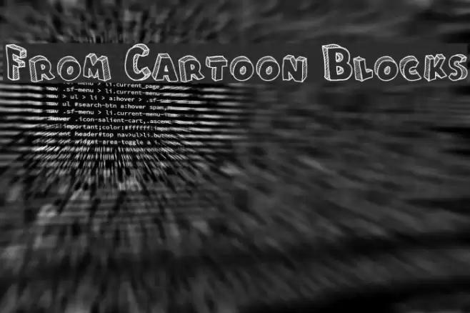 From Cartoon Blocks Font examples