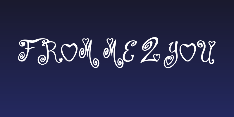 From Me 2 You Social Header
