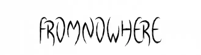 From Nowhere  baixar fontes gratis