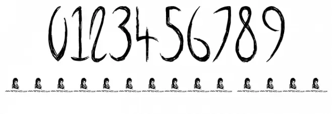 From Nowhere Font OTHER CHARS