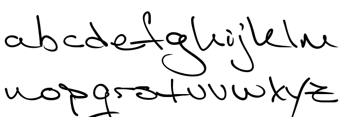 From Skyler PERSONAL USE ONLY Font LOWERCASE