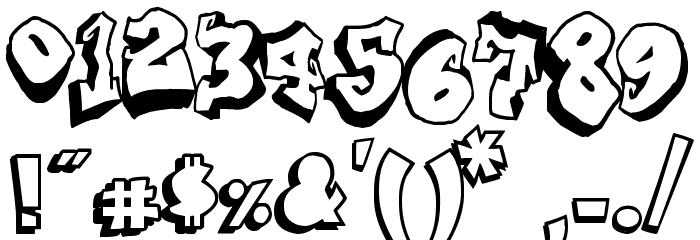 From Street Art Schriftart Anderer Schreiben