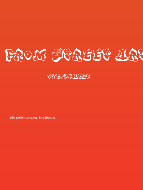 From Street Art Poster