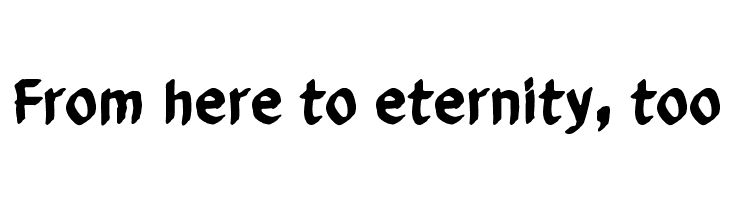 From here to eternity, too Fuentes