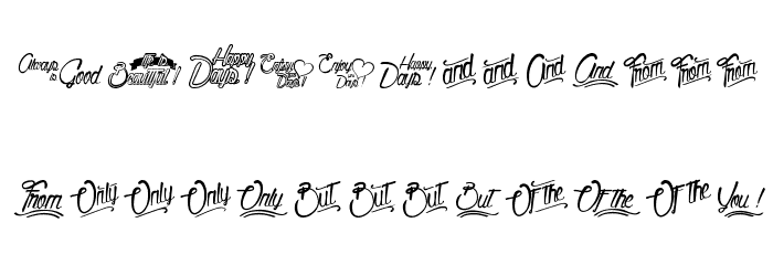 From this Moment Font LOWERCASE