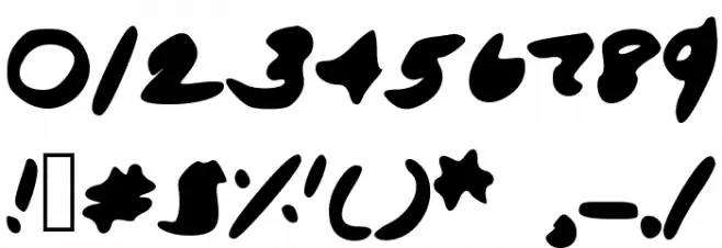 FromMomsHand Font OTHER CHARS