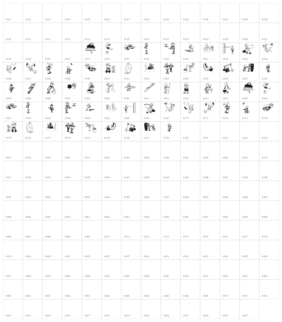 FromTheMoon Character Map