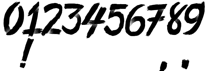 From_the_Dead Font OTHER CHARS