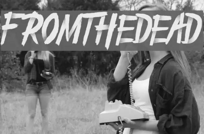 From_the_Dead Font examples