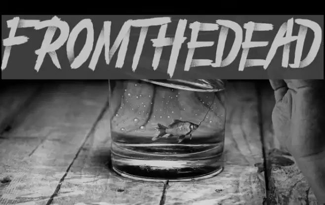 From_the_Dead Font examples